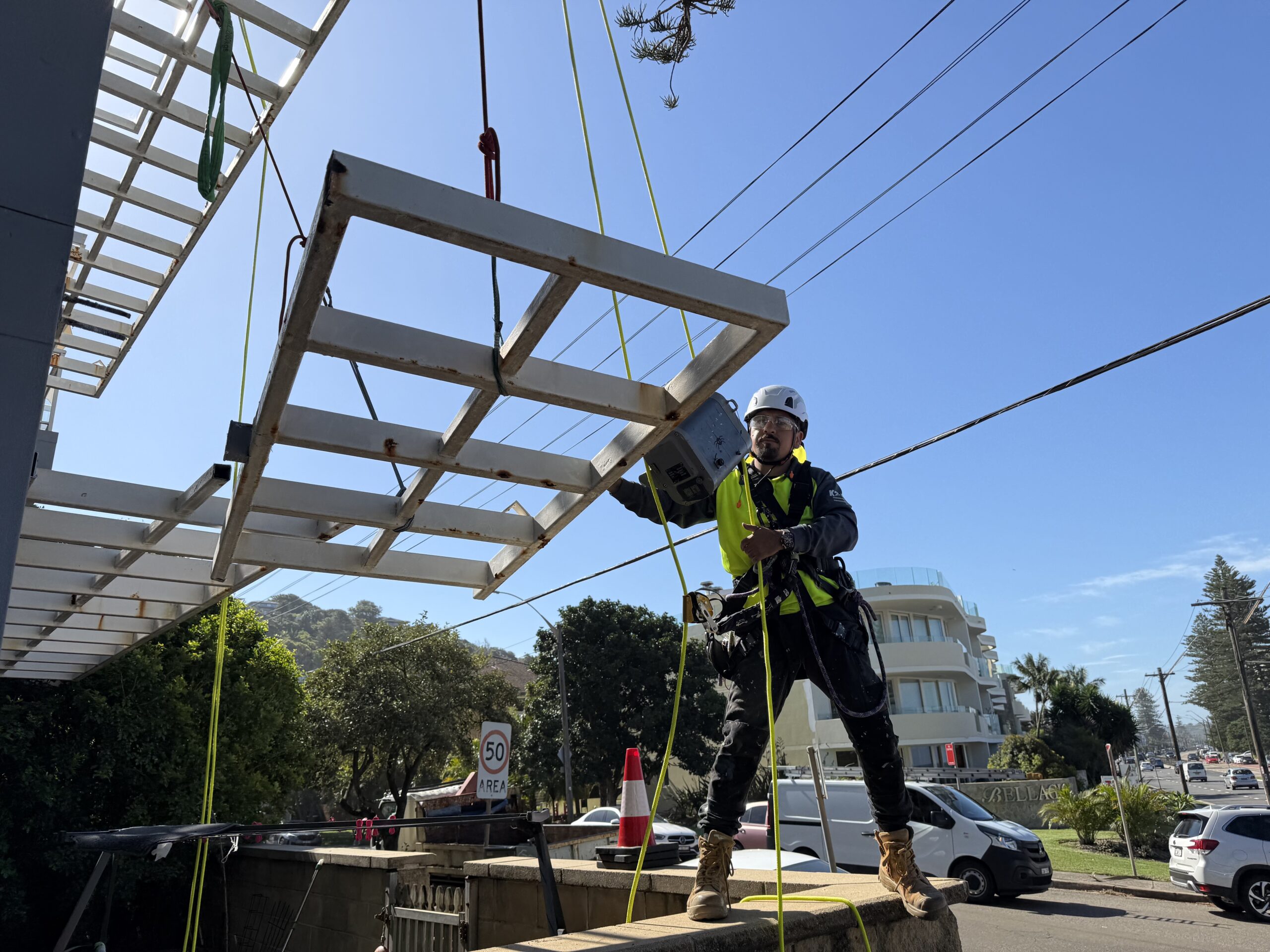 High access façade works at Collaroy NSW