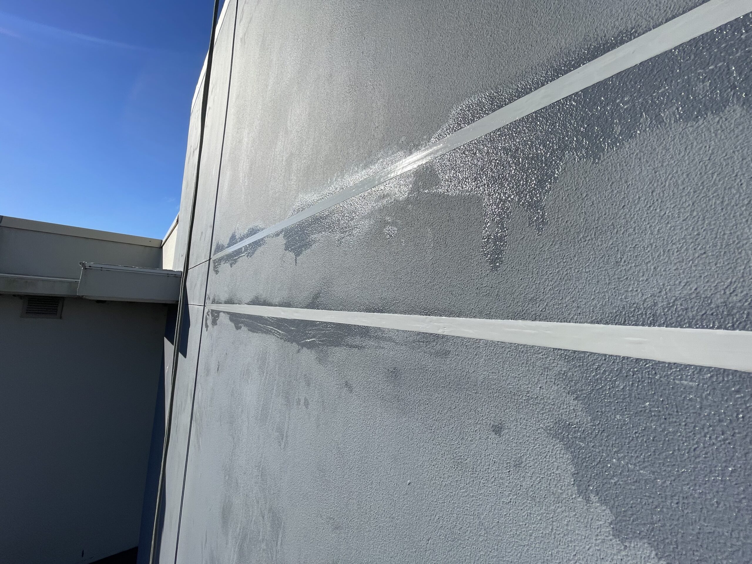High wall waterproofing and painting in Sutherland NSW