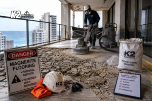 The Hidden Danger of Magnesite Flooring: Identification, Removal Costs, and Concrete Cancer Risks
